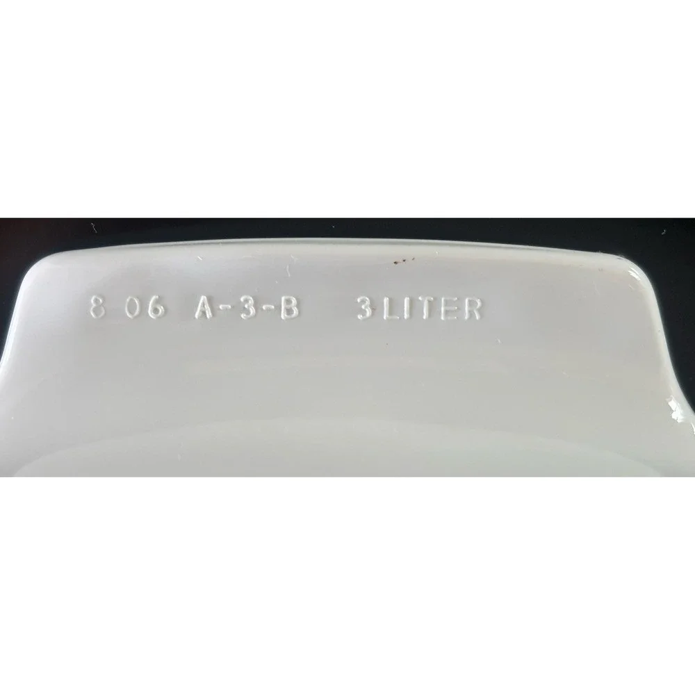 Vtg Corning Ware 3 Liter Shadow Iris Casserole Dish A-3-B wClear Pyrex Lid A-9-C